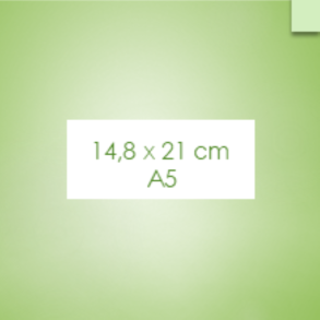 14,8 x 21 cm (A5)