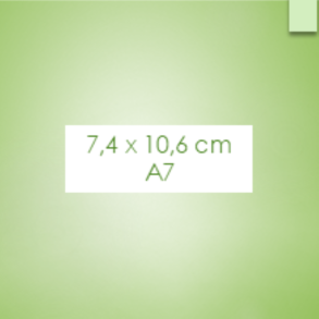 7,4 x 10,6 cm (A7)