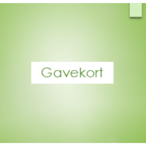 Gavekort