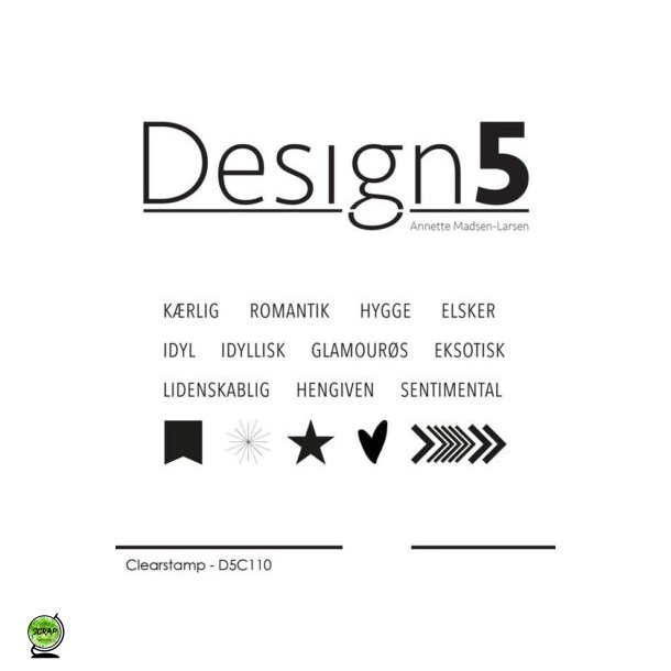 Design5 D5C110 - stempel "danske ord"