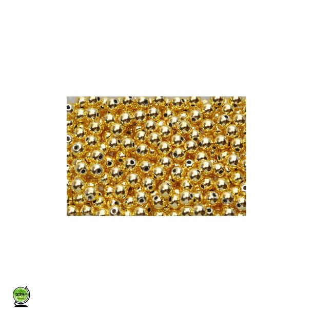 Voksperler 5 mm guld