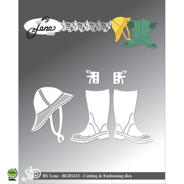 By Lene BLD1423 - Dies Gummistvler og hat