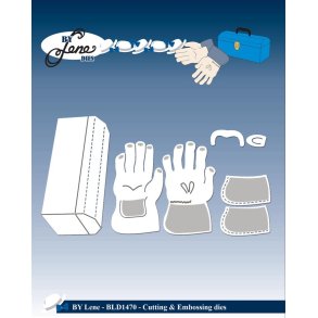 By Lene BLD1470 - Dies V�rkt�jskasse og handsker