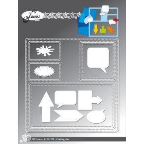 By Lene BLD1535 - Dies Kvadratisk ramme