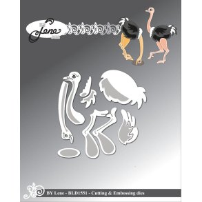 By Lene BLD1551 - Dies Struds 2 stk.