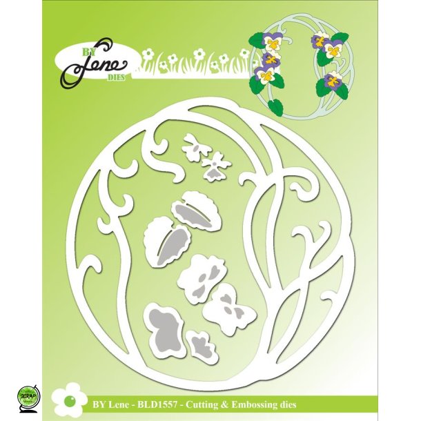 By Lene BLD1557 - Dies Blomsterramme