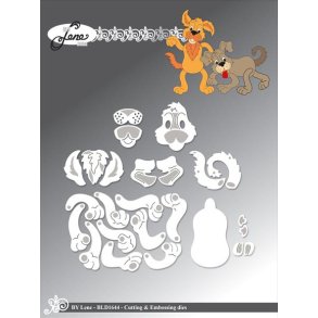 By Lene BLD1644 - Dies sjove hunde