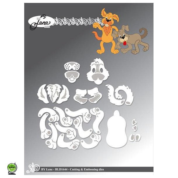 By Lene BLD1644 - Dies sjove hunde