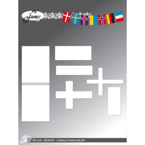 By Lene BLD1687 - Dies Flag line