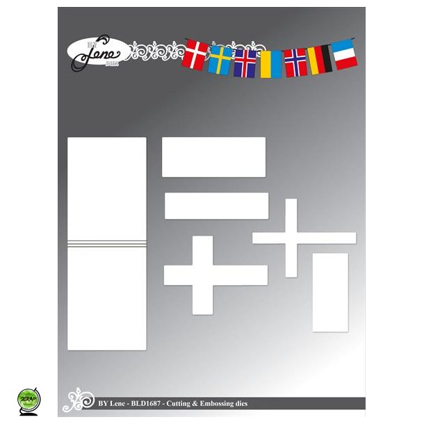 By Lene BLD1687 - Dies Flag line
