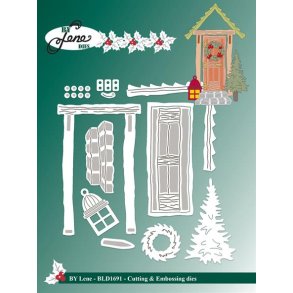 By Lene BLD1691 - Dies Christmas door