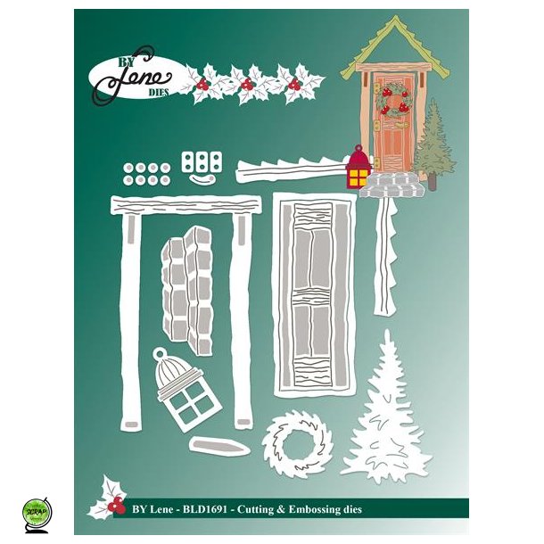 By Lene BLD1691 - Dies Christmas door