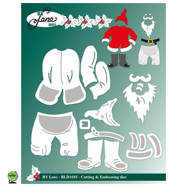 By Lene BLD1693 - Dies Santa clothes