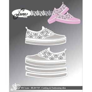 By Lene BLD1725 - Dies Flower sneakers