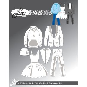 By Lene BLD1726 - Dies Mini Clothes
