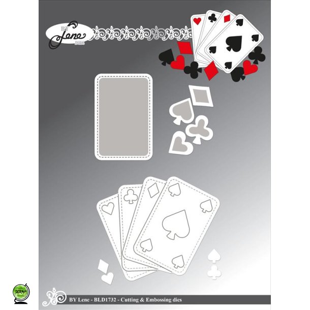 By Lene BLD1732 - Dies Playing Cards