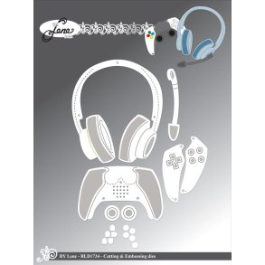 By Lene BLD1734 - Dies Gamer set