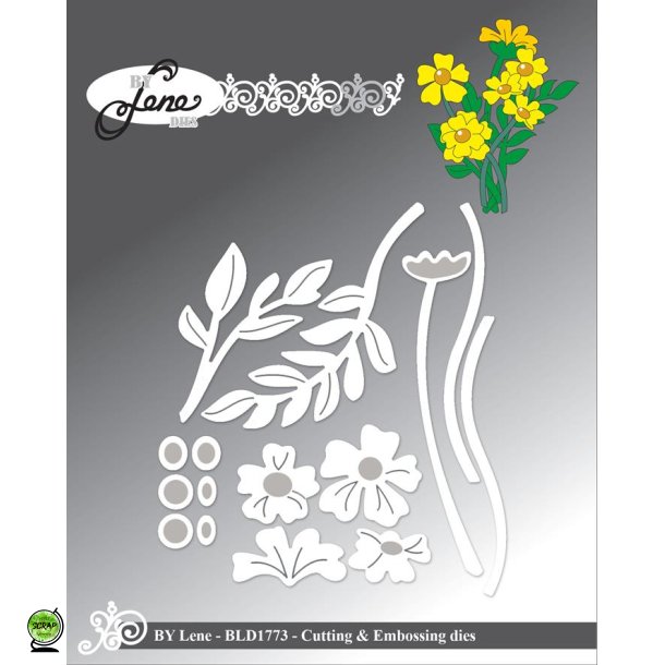 By Lene BLD1773 - Dies Buttercup flower