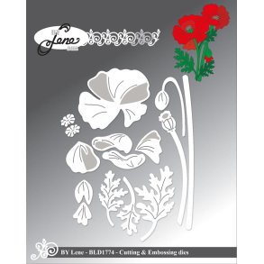 By Lene BLD1774 - Dies Poppies flowers