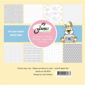 By Lene BLP039 - Sweet Baby 15*15 cm