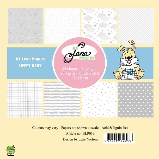 By Lene BLP039 - Sweet Baby 15*15 cm