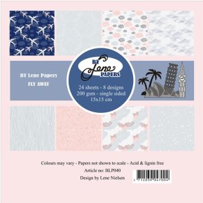By Lene BLP040 - Fly Away 15*15 cm