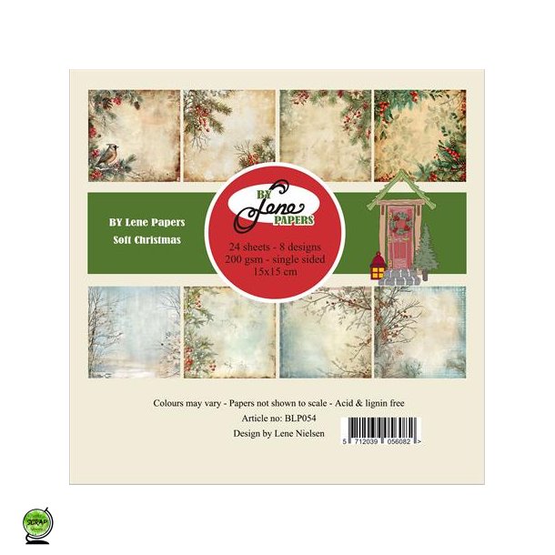 By Lene BLP054 - Soft Christmas 15*15 cm