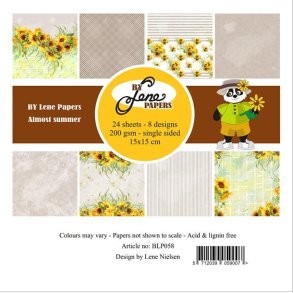 By Lene BLP058 - Almost summer 15x15 cm