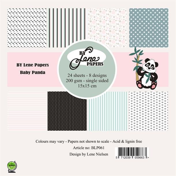 By Lene BLP061 - Baby Panda 15x15 cm