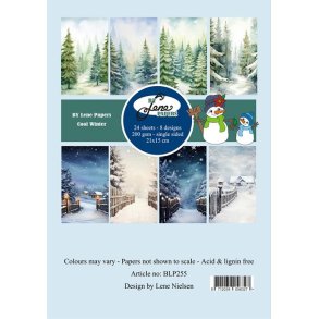 By Lene BLP255 - Paperpad Cool Winter