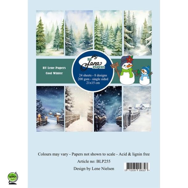 By Lene BLP255 - Paperpad Cool Winter