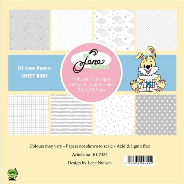 By Lene BLP324 - Sweet Baby st 30,5*30,5 cm