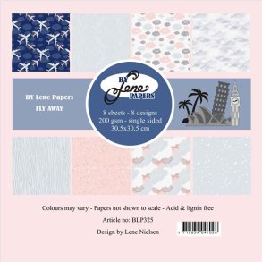 By Lene BLP325 - Fly Away st 30,5*30,5 cm