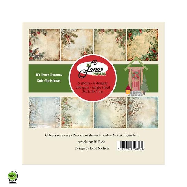 By Lene BLP354 - Soft Christmas 30,5*30,5 cm