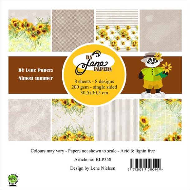 By Lene BLP358 - Almost summer 30,5x30,5 cm
