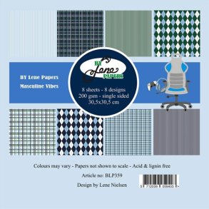 By Lene BLP359 - Masculine Vibes 30,5x30,5 cm