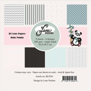 By Lene BLP361 - Baby Panda 30,5x30,5 cm