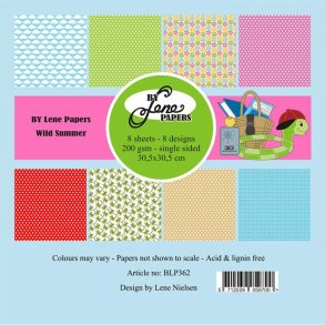 By Lene BLP362 - Wild Summer 30,5x30,5 cm