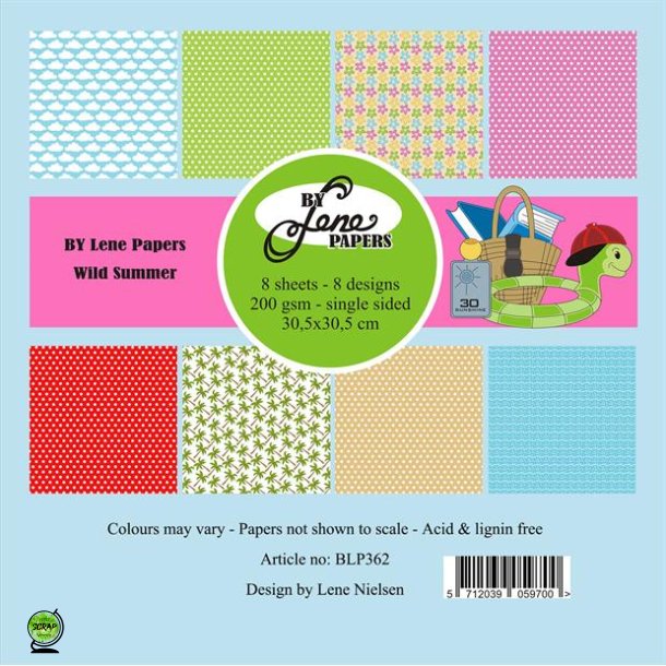 By Lene BLP362 - Wild Summer 30,5x30,5 cm