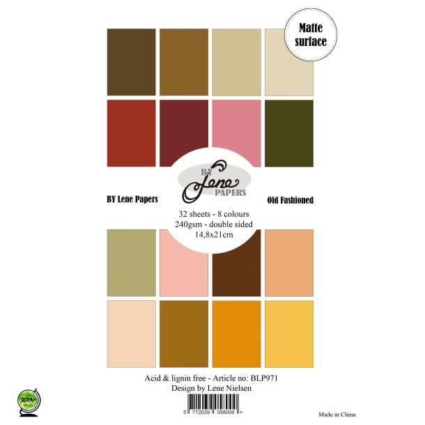 By Lene BLP971 - Paperpad Old Fashioned 14,8x21 cm A5