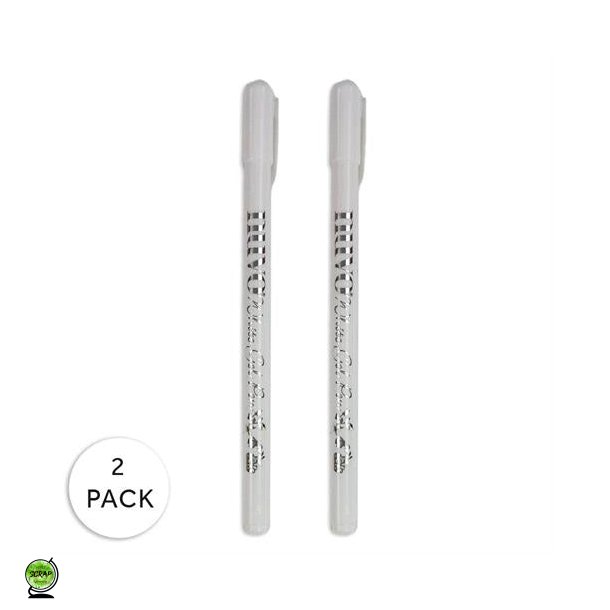 Nuvo 124N - White gel pens 2 stk