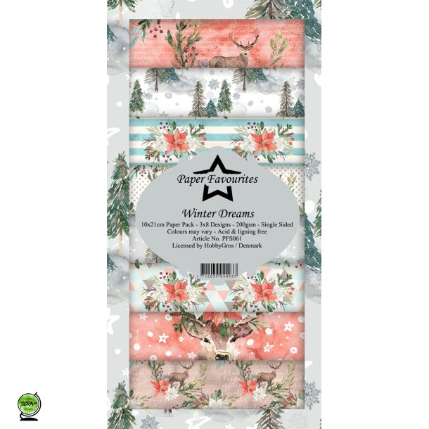 Paper Favourites PFS061 - Winter Dreams 10*21 cm