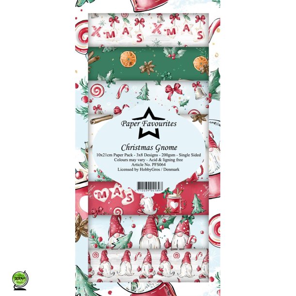 Paper Favourites PFS064 - Christmas Gnome 10*21 cm