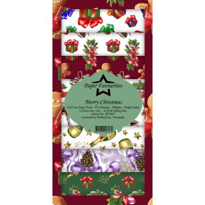 Paper Favourites PFS067 - Merry Christmas 10*21 cm