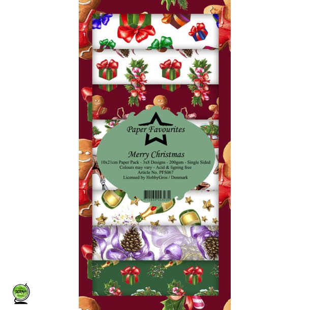 Paper Favourites PFS067 - Merry Christmas 10*21 cm