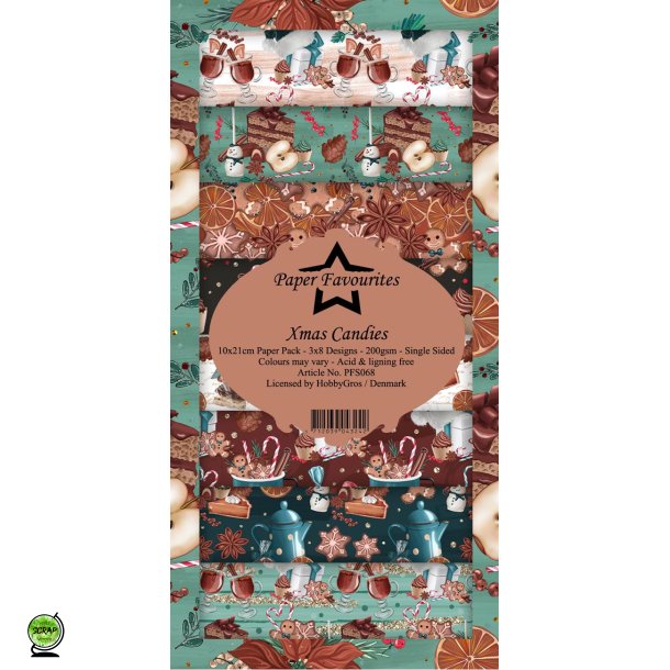 Paper Favourites PFS068 - Xmas Candies 10*21 cm
