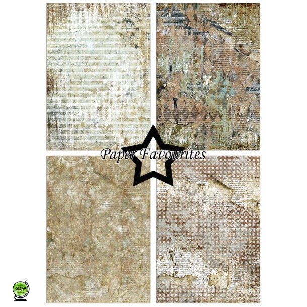 Paper Favourites PFA159 - Paper pack Grunge A5