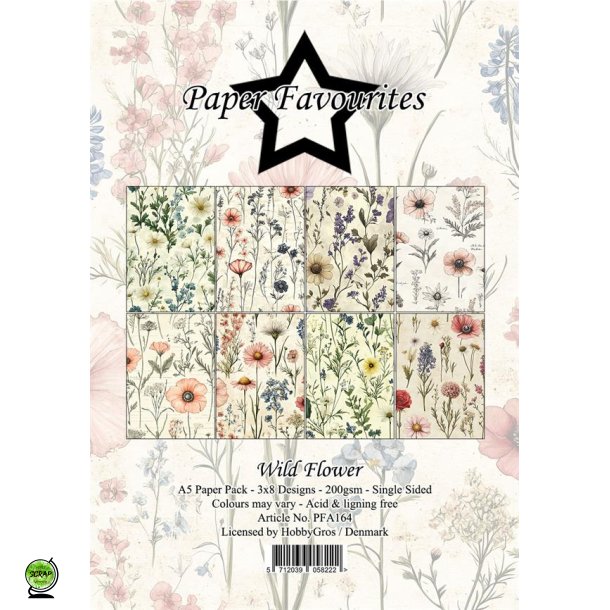 Paper Favourites PFA164 - Wild Flowers #1 15x21 cm