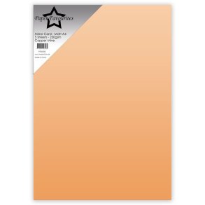 Paper Favourites PFSS008 - Mirror A4 Copper Mine 250g 5 ark