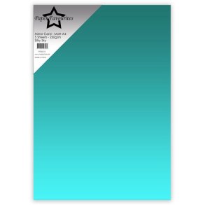 Paper Favourites PFSS010 - Mirror A4 Silky Sky 250g 5 ark